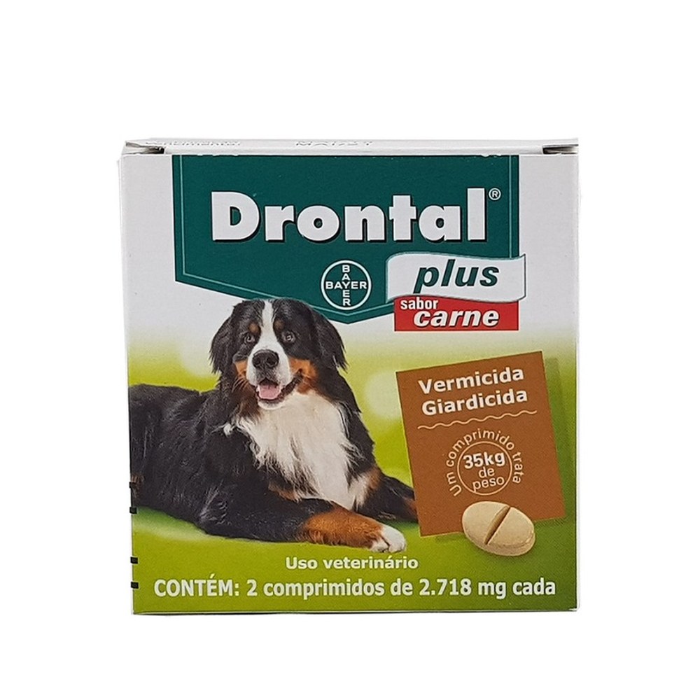 DRONTAL PLUS SABOR CARNE - CAES 35 KG